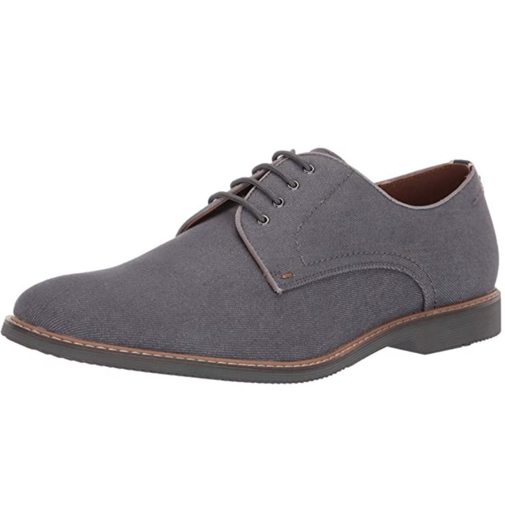 Steve Madden Men's Grey Nevins Lace Up Oxford 10